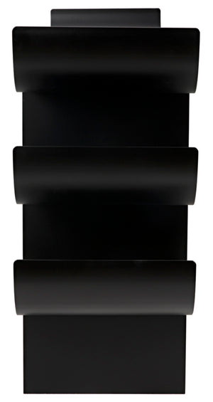 Noir Kyoto Console Table - Elegant Black Iron Design for Modern, Minimalist Spaces, Perfect for Any Room GCON344MTB