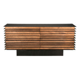 Elevation Sideboard Dark Walnut and Steel GCON347DW Dark Walnut with Matte Black Noir