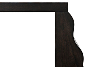 Noir Aurora Console Table in Deep Ebony Walnut - Artisan-Crafted, Modern Design for Stylish Interiors GCON353EB