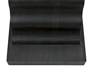 Noir Aurora Console Table in Deep Ebony Walnut - Artisan-Crafted, Modern Design for Stylish Interiors GCON353EB