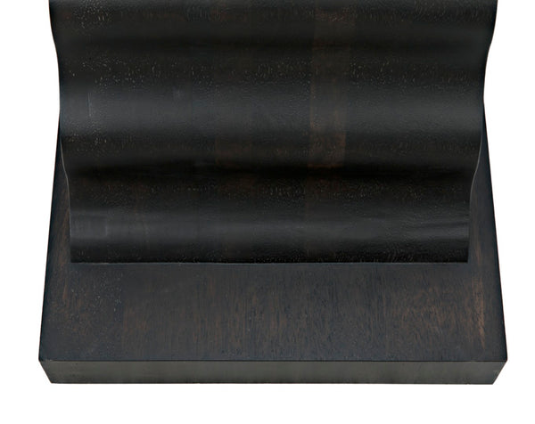 Noir Aurora Console Table in Deep Ebony Walnut - Artisan-Crafted, Modern Design for Stylish Interiors GCON353EB