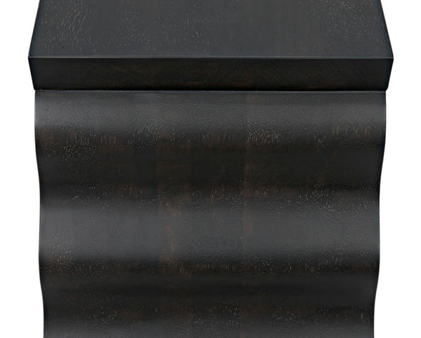 Noir Aurora Console Table in Deep Ebony Walnut - Artisan-Crafted, Modern Design for Stylish Interiors GCON353EB