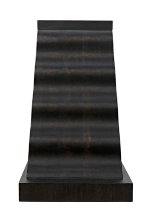 Noir Aurora Console Table in Deep Ebony Walnut - Artisan-Crafted, Modern Design for Stylish Interiors GCON353EB