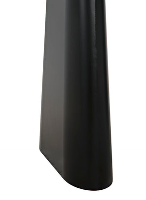 Noir Winston Console Table - Sleek Black Metal Design for Modern Entryways, Living Rooms & Hallways GCON375MTB