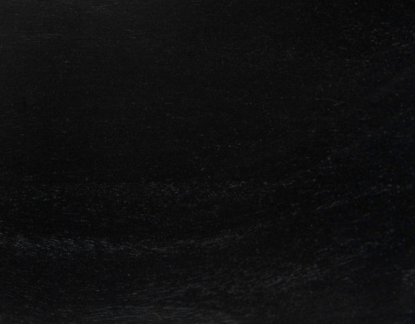 Noir Portuguese Console Table - Elegant Mahogany Design with Antique Brass Pulls for Timeless Decor Hand Rubbed Black GCON376HB