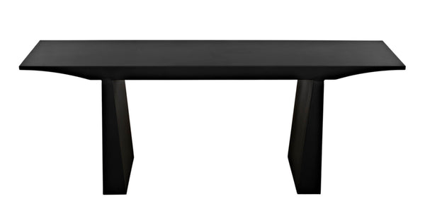 Noir Truss Console Table – Sleek Black Metal Design for Minimalist Entryways & Modern Living Spaces GCON379MTB