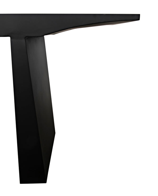 Noir Truss Console Table – Sleek Black Metal Design for Minimalist Entryways & Modern Living Spaces GCON379MTB