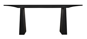 Noir Truss Console Table – Sleek Black Metal Design for Minimalist Entryways & Modern Living Spaces GCON379MTB