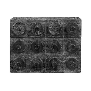 Lego Solid Walnut Sideboard with Sculptural Circular Drawer Fronts for Modern Living