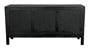 Noir Anubis Sideboard – Handcrafted Pale Rubbed Mahogany Storage Solution for Modern Interiors & Elegance GCON382PR