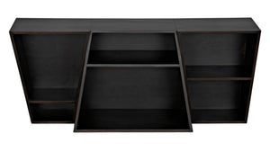 Noir Fatal Sideboard - Handcrafted Ebony Walnut Storage with Minimalist Design for Modern Spaces GCON391EB