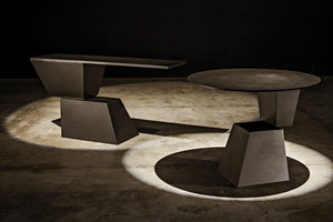 Noir Pieta Console Table - Handcrafted Black Iron, Industrial Design for Modern Entryways & Living Rooms GCON392MTB