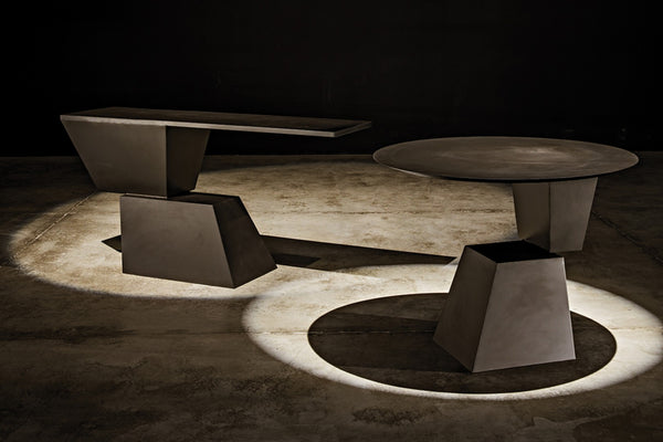 Noir Pieta Console Table - Handcrafted Black Iron, Industrial Design for Modern Entryways & Living Rooms GCON392MTB