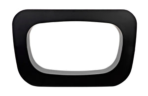 Noir Ponte Console Table - Handcrafted Black Iron Design, Sculptural Style for Modern Entryways & Living Rooms GCON395MTB