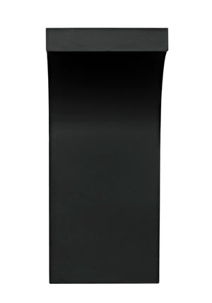 Noir Maximus Industrial-Style Console Table, Matte Black Iron - Versatile & Handcrafted for Modern Spaces GCON396MTB