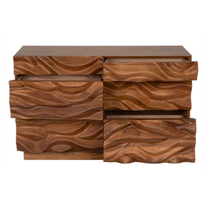 Noir Mirage Sideboard - Artisan Crafted Dark Walnut Storage Unit for Modern and Transitional Spaces GCON410DW