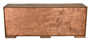 Noir Nuala Sideboard: Elegant Dark Walnut Storage Solution with Timeless Design for Modern Homes GCON420DW
