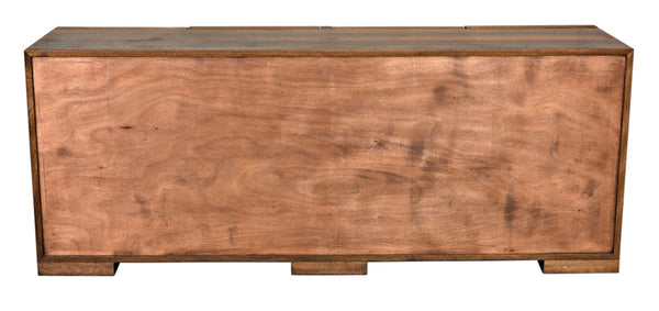 Noir Nuala Sideboard: Elegant Dark Walnut Storage Solution with Timeless Design for Modern Homes GCON420DW