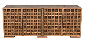 Noir Nuala Sideboard: Elegant Dark Walnut Storage Solution with Timeless Design for Modern Homes GCON420DW