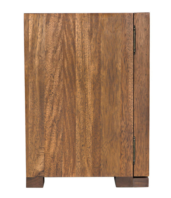 Noir Nuala Sideboard: Elegant Dark Walnut Storage Solution with Timeless Design for Modern Homes GCON420DW