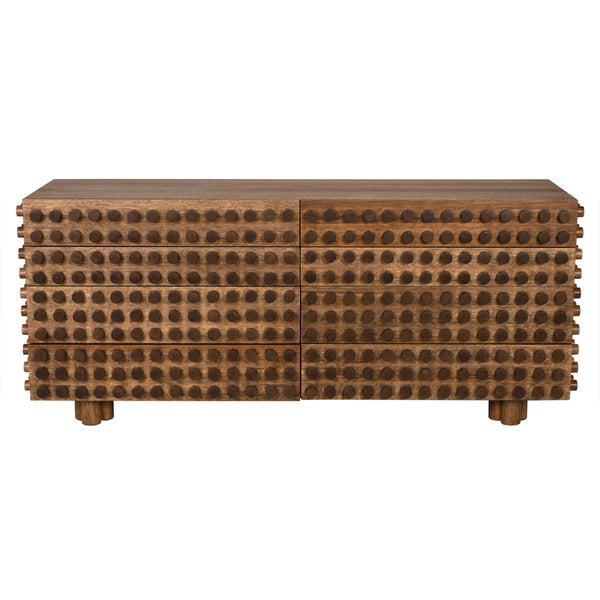 Haruko Walnut Veneer Sideboard with Adjustable Shelving for Dining or Living Rooms