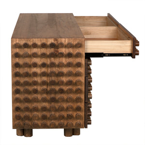 Haruko Walnut Veneer Sideboard with Adjustable Shelving for Dining or Living Rooms