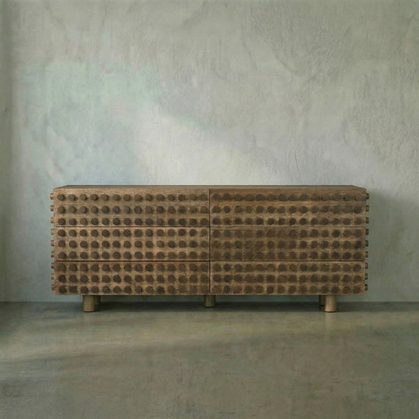 Haruko Walnut Veneer Sideboard with Adjustable Shelving for Dining or Living Rooms