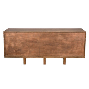 Noir Ryder Sideboard - Modern Walnut Storage Solution with Timeless Design for Chic Living & Dining Spaces GCON432DW