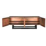 Thomson Sideboard GCON434DW Dark Walnut with Matte Black Noir