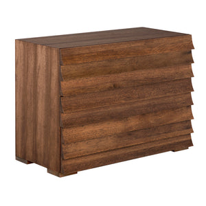 Noir Frederico Solid Walnut Console Table with Tapered Legs for Entryway or Living Room GCON445DW