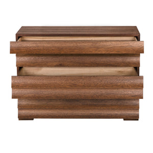 Frederico Solid Walnut Console Table with Tapered Legs for Entryway or Living Room