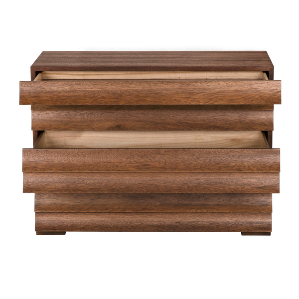 Frederico Solid Walnut Console Table with Tapered Legs for Entryway or Living Room