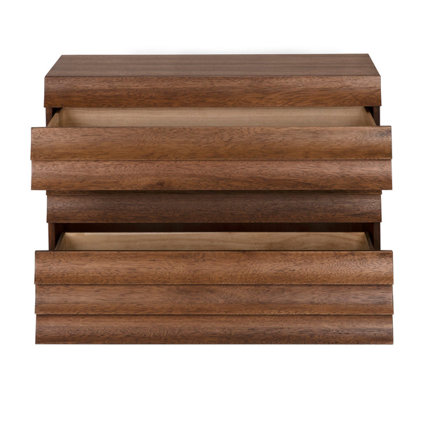Frederico Solid Walnut Console Table with Tapered Legs for Entryway or Living Room