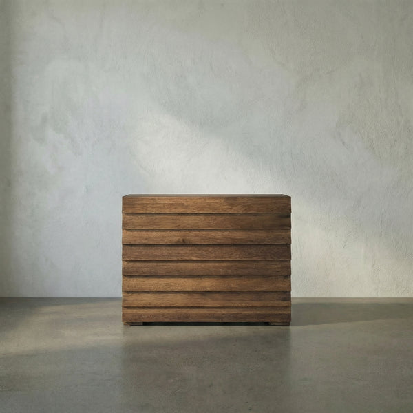 Frederico Solid Walnut Console Table with Tapered Legs for Entryway or Living Room