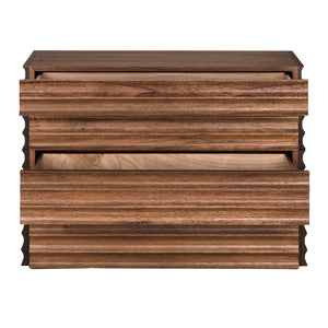 Pacelli Solid Walnut Console Table Slim Entryway Accent with Dark Finish