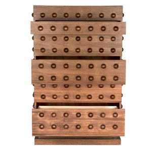 Noir Didier Cabinet - Elegant Storage Solution with Contemporary Design for Modern Living Spaces and More Dark Walnut GCON448DW