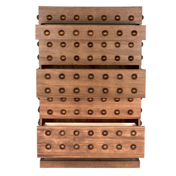 Noir Didier Cabinet - Elegant Storage Solution with Contemporary Design for Modern Living Spaces and More Dark Walnut GCON448DW