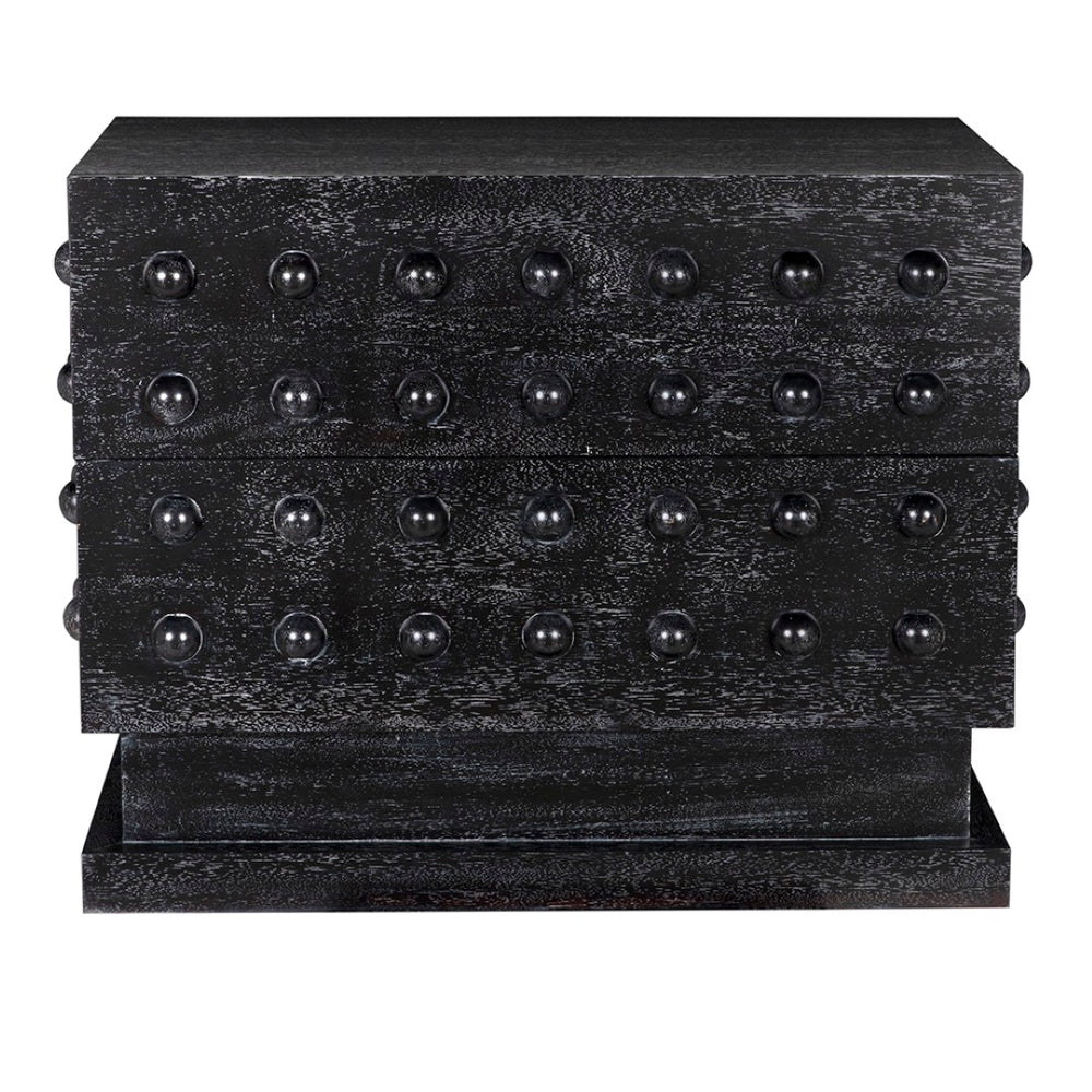 Noir Didier Sideboard - Elegant Storage Solution with Timeless Craftsmanship for Dining & Living Spaces Black Walnut GCON449BKW