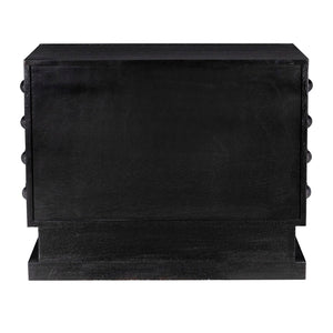 Noir Didier Sideboard - Elegant Storage Solution with Timeless Craftsmanship for Dining & Living Spaces Black Walnut GCON449BKW