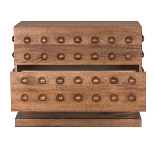 Noir Didier Sideboard - Elegant Storage Solution with Timeless Craftsmanship for Dining & Living Spaces Dark Walnut GCON449DW