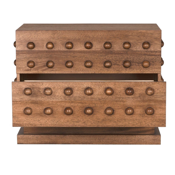 Noir Didier Sideboard - Elegant Storage Solution with Timeless Craftsmanship for Dining & Living Spaces Dark Walnut GCON449DW