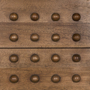 Noir Didier Sideboard - Elegant Storage Solution with Timeless Craftsmanship for Dining & Living Spaces Dark Walnut GCON449DW