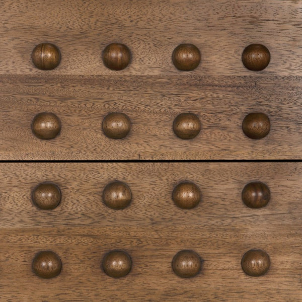 Noir Didier Sideboard - Elegant Storage Solution with Timeless Craftsmanship for Dining & Living Spaces Dark Walnut GCON449DW