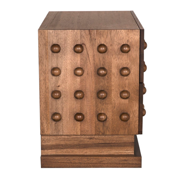 Noir Didier Sideboard - Elegant Storage Solution with Timeless Craftsmanship for Dining & Living Spaces Dark Walnut GCON449DW