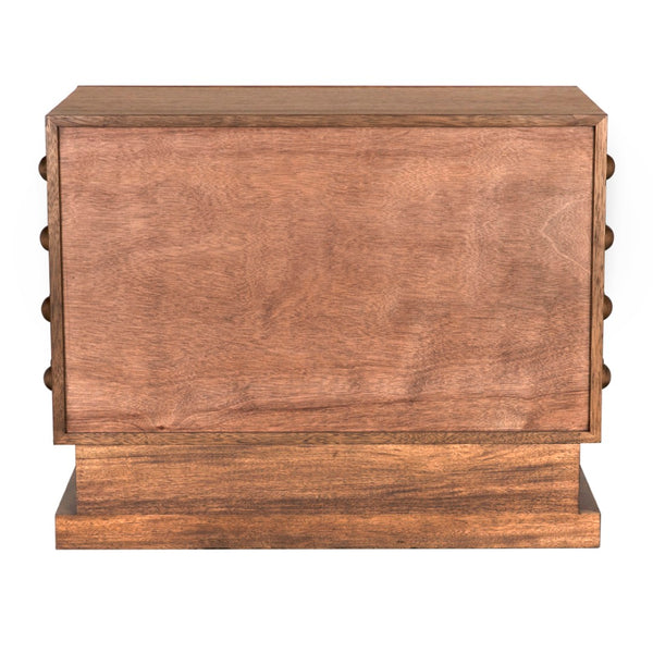 Noir Didier Sideboard - Elegant Storage Solution with Timeless Craftsmanship for Dining & Living Spaces Dark Walnut GCON449DW