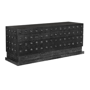 Didier Six Drawer Sideboard Organic Modern Storage for Dining Room or Living