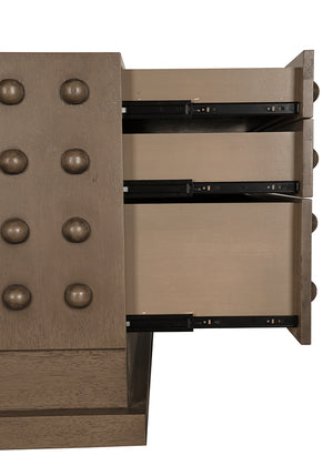 Didier Six Drawer Sideboard Organic Modern Storage for Dining Room or Living