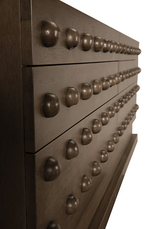 Didier Six Drawer Sideboard Organic Modern Storage for Dining Room or Living