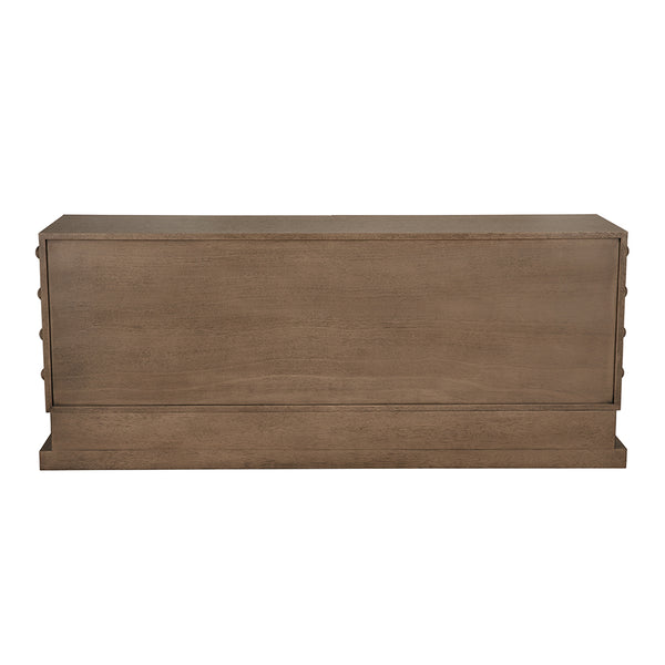 Didier Six Drawer Sideboard Organic Modern Storage for Dining Room or Living
