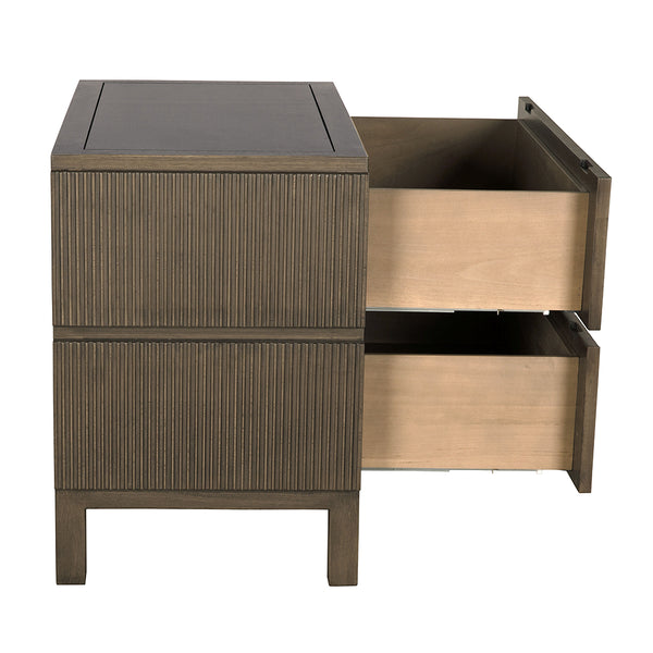 Plato Walnut Veneer Sideboard Modern Minimalist Storage for Dining and Living Rooms